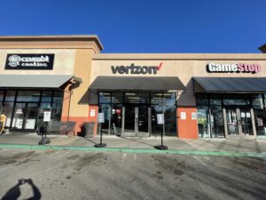 Exterior of Victra Verizon Authorized Retail Store in Chico East, CA.
