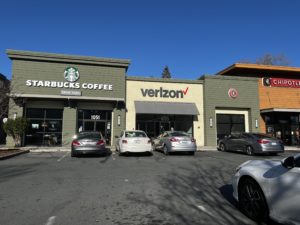 Exterior of Victra Verizon Authorized Retail Store in Martinez, CA.