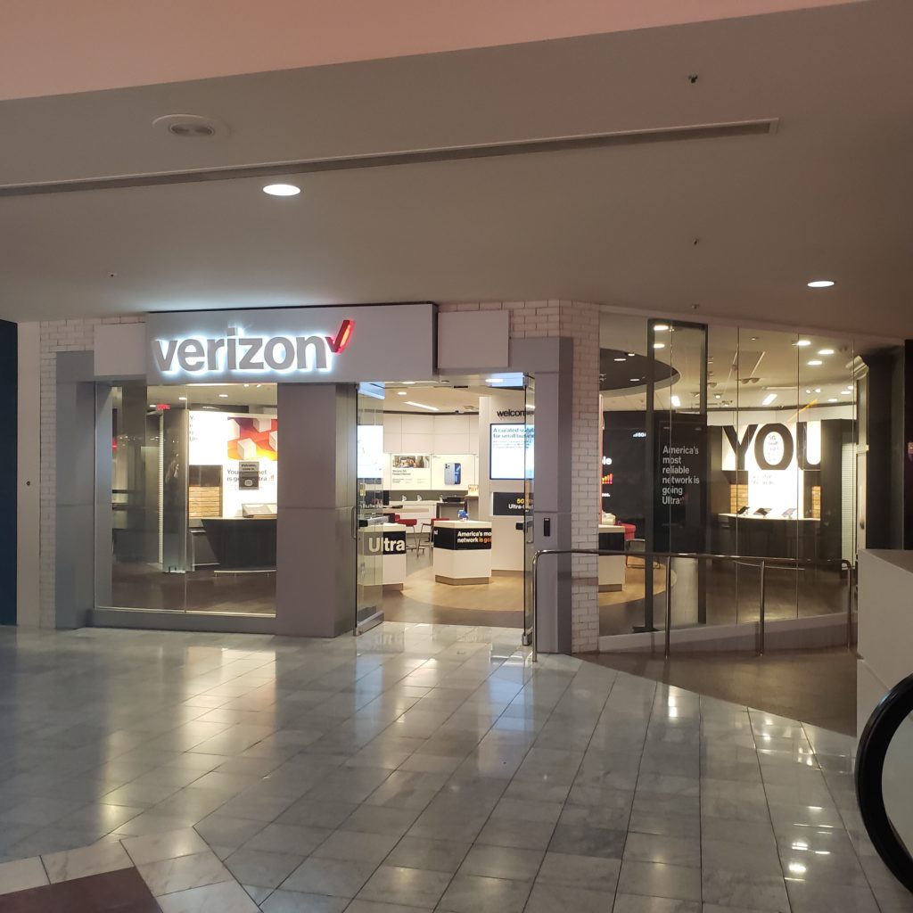 Exterior of Victra Verizon Authorized Retail Store in San Francisco 20th, CA.