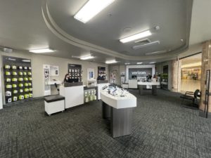 Interior of Victra Verizon Authorized Retail Store in Eureka, CA.