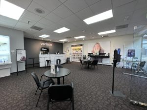 Interior of Victra Verizon Authorized Retail Store in Santa Rosa Coddingtown, CA.