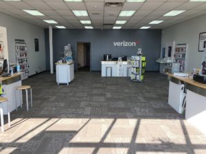 Interior of Victra Verizon Authorized Retail Store in Crescent Springs, KY.