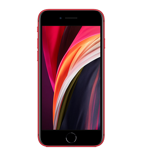 Apple iPhone SE in red the budget-friendly smartphone free on us with IOS from Victra Verizon at a Victra Verizon Store Near Me