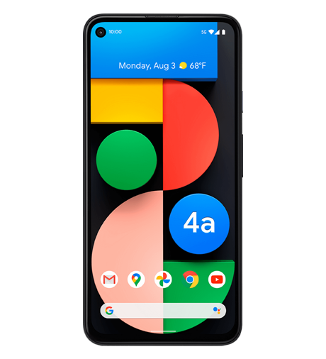 Google Pixel 4A 5G UW smartphone from Victra Verizon at a Victra Verizon Store Near Me
