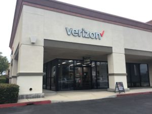 Exterior of Victra Verizon Authorized Retail Store in Norco, CA.