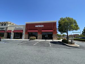 Exterior of Victra Verizon Authorized Retail Store in Temecula Winchester, CA.