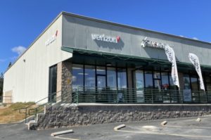 Exterior of Victra Verizon Authorized Retail Store in Yreka, CA.