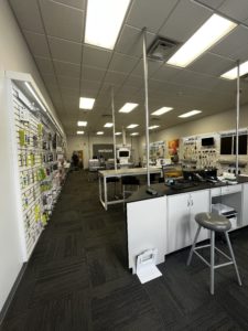 Interior of Victra Verizon Authorized Retail Store in Hailey, ID.