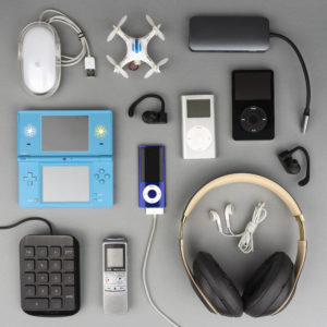 E-waste - Photo of collection of more than 10 used electronic items to be discarded or recycled