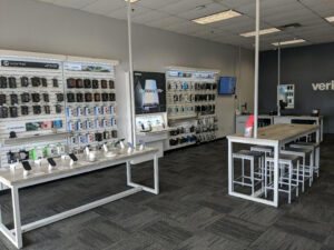 Surprise Arizona Verizon store interior showing phone displays