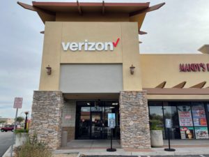 Exterior of Victra Verizon Authorized Retail Store in Laveen, AZ.