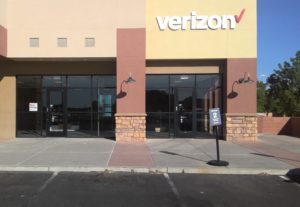Exterior of Victra Verizon Authorized Retail Store in San Tan Valley, AZ.