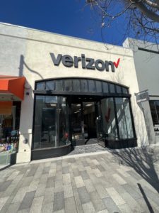 Exterior of Victra Verizon Authorized Retail Store in Burlingame, CA.