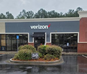 Exterior of Victra Verizon Authorized Retail Store in Pooler, GA.
