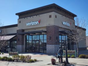 Exterior of Victra Verizon Authorized Retail Store in Ammon, ID.