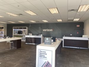 Interior of Victra Verizon Authorized Retail Store in Las Vegas Warm Springs, NV.
