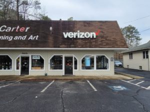 Exterior of Victra Verizon Authorized Retail Store in Petersburg, VA.
