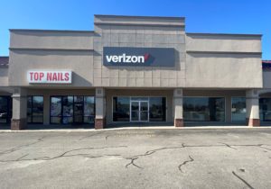 Exterior of Victra Verizon Authorized Retail Store in South Boston, VA.