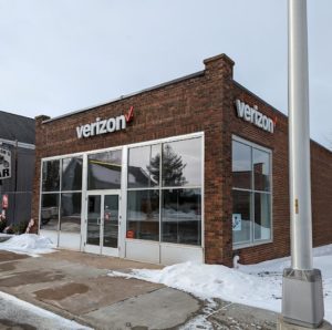 Exterior of Victra Verizon Authorized Retail Store in Cumberland, WI.