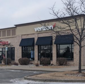 Exterior of Victra Verizon Authorized Retail Store in Oshkosh Westowne, WI.