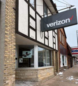 Exterior of Victra Verizon Authorized Retail Store in Phillips, WI.