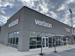 Exterior of Victra Verizon Authorized Retail Store in Martinsburg, WV.