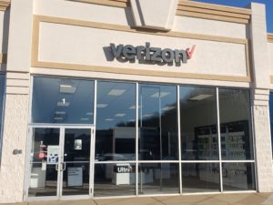 Exterior of Victra Verizon Authorized Retail Store in New Martinsville, WV.