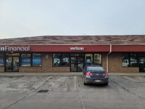 Exterior of Victra Verizon Authorized Retail Store in Wheeling, WV.