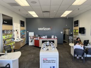 Interior of Victra Verizon Authorized Retail Store in Boaz, AL.