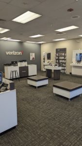 Interior of Victra Verizon Authorized Retail Store in Gulf Shores, AL.