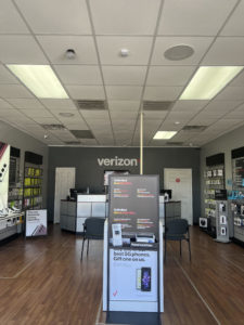 Interior of Victra Verizon Authorized Retail Store in Moulton, AL.