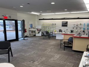Interior of Victra Verizon Authorized Retail Store in Muscle Shoals, AL.