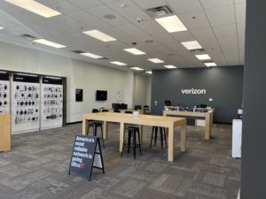 Interior of Victra Verizon Authorized Retail Store in Buckeye, AZ.