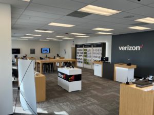 Interior of Victra Verizon Authorized Retail Store in Lake Havasu City, AZ.