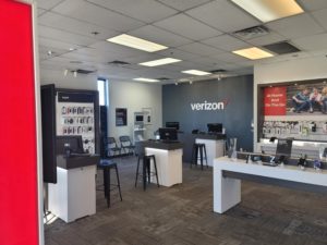 Interior of Victra Verizon Authorized Retail Store in Laveen, AZ.