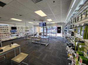 Interior of Victra Verizon Authorized Retail Store in Prescott, AZ.