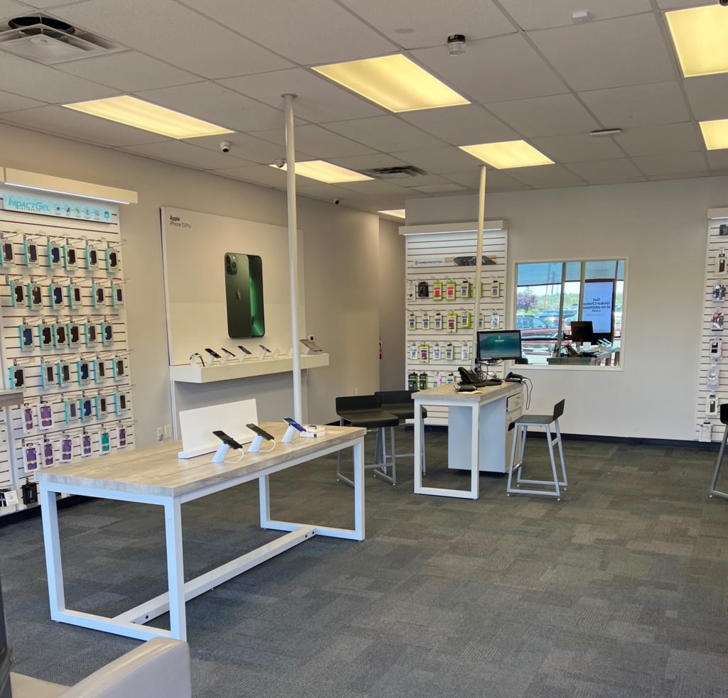 Interior of Victra Verizon Authorized Retail Store in Sedona, AZ.