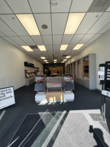 Interior of Victra Verizon Authorized Retail Store in Burlingame, CA.