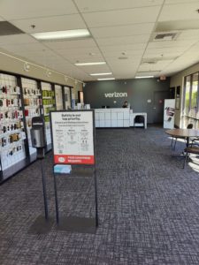 Interior of Victra Verizon Authorized Retail Store in Folsom, CA.
