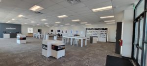 Interior of Victra Verizon Authorized Retail Store in Hagerstown, MD.