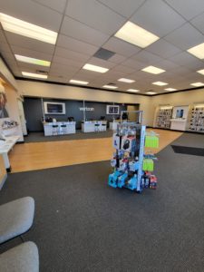 Interior of Victra Verizon Authorized Retail Store in Bloomfield Township, MI.