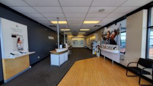 Interior of Victra Verizon Authorized Retail Store in Livonia, MI.