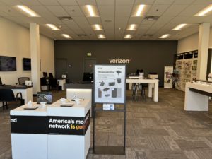 Interior of Victra Verizon Authorized Retail Store in Sparks, NV.