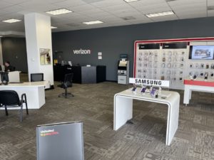 Interior of Victra Verizon Authorized Retail Store in Richmond - Forest Hills, VA.