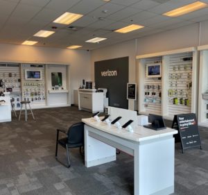 Interior of Victra Verizon Authorized Retail Store in Bonney Lake 192nd Ave, WA.