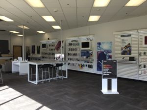 Interior of Victra Verizon Authorized Retail Store in Bremerton Hwy 303, WA.