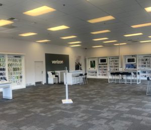 Interior of Victra Verizon Authorized Retail Store in Bremerton Kitsap, WA.