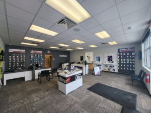 Interior of Victra Verizon Authorized Retail Store in Amery, WI.