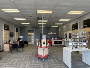 Interior of Victra Verizon Authorized Retail Store in Princeton, WV.