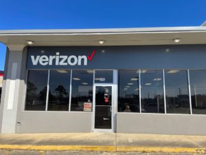 Exterior of Victra Verizon Authorized Retail Store in Andalusia, Alabama.